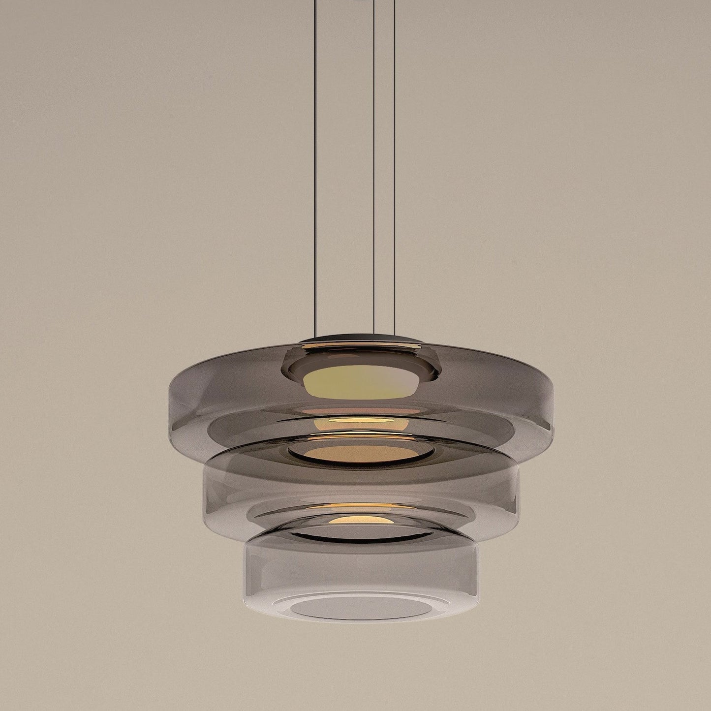 Moderne Glas Pendelleuchte