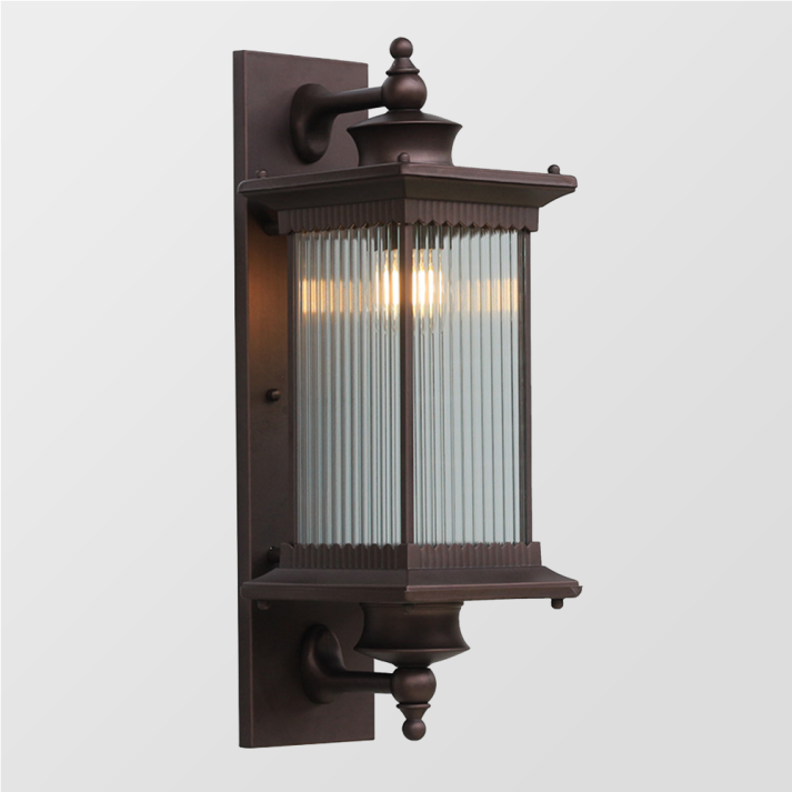 Vintara – Retro Buitenwandlamp in Rechthoekig Design