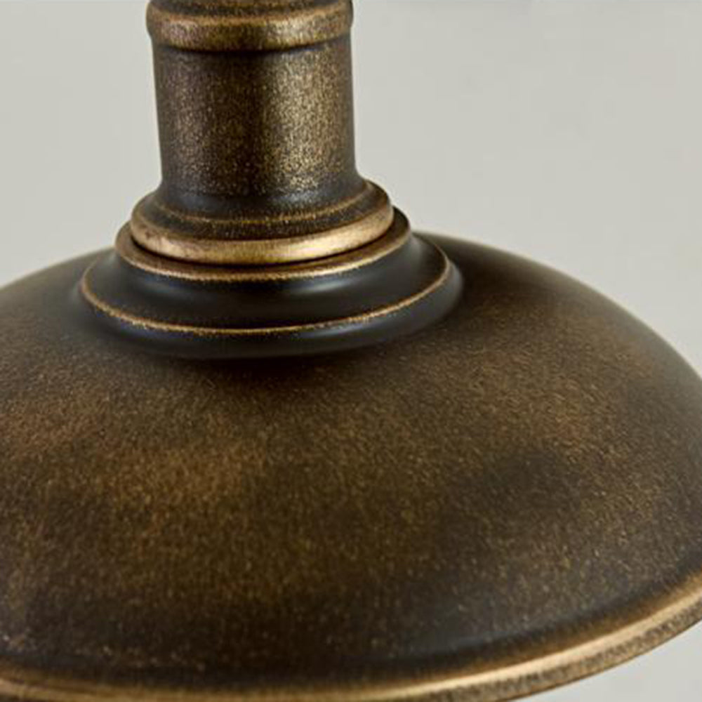 Rustico – Rustieke Schaal Wandleuchte in Antiek Messing