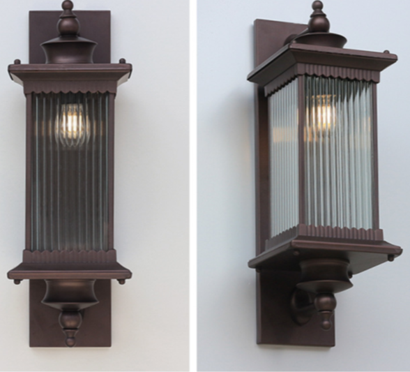 Vintara – Retro Buitenwandlamp in Rechthoekig Design