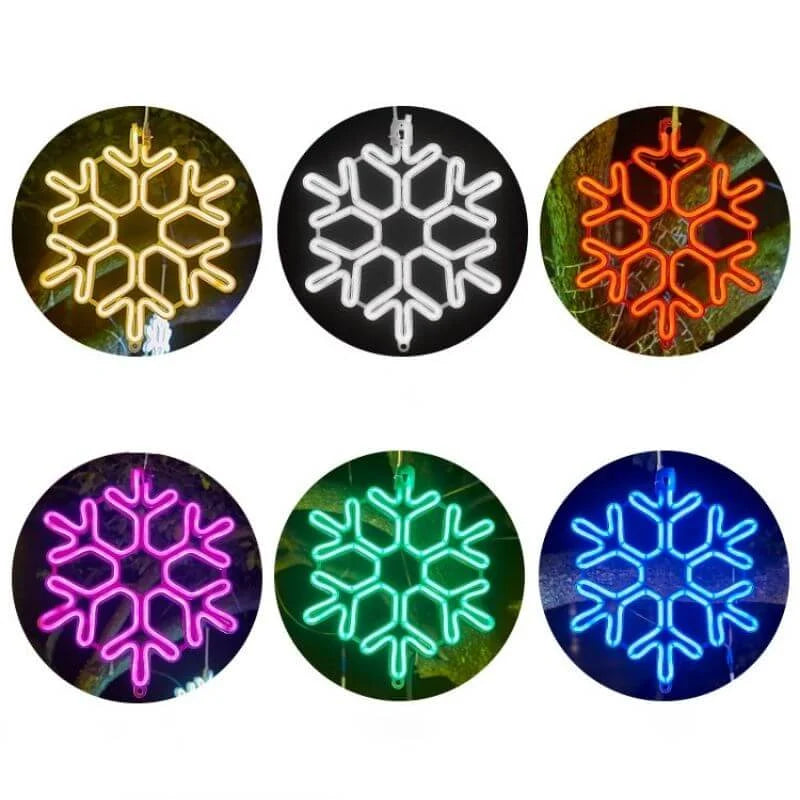 FrostGlow – LED Schneeflockenlicht voor Kerstmis
