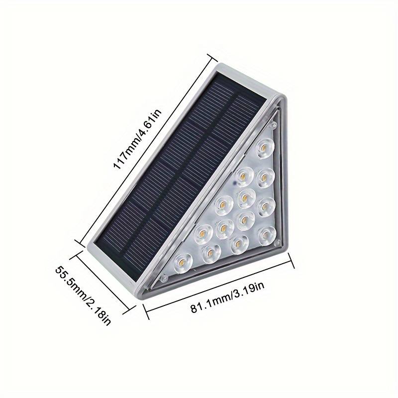 StairGlow – Kabellose Solar Trappenverlichting met Automatische Aan/Uit