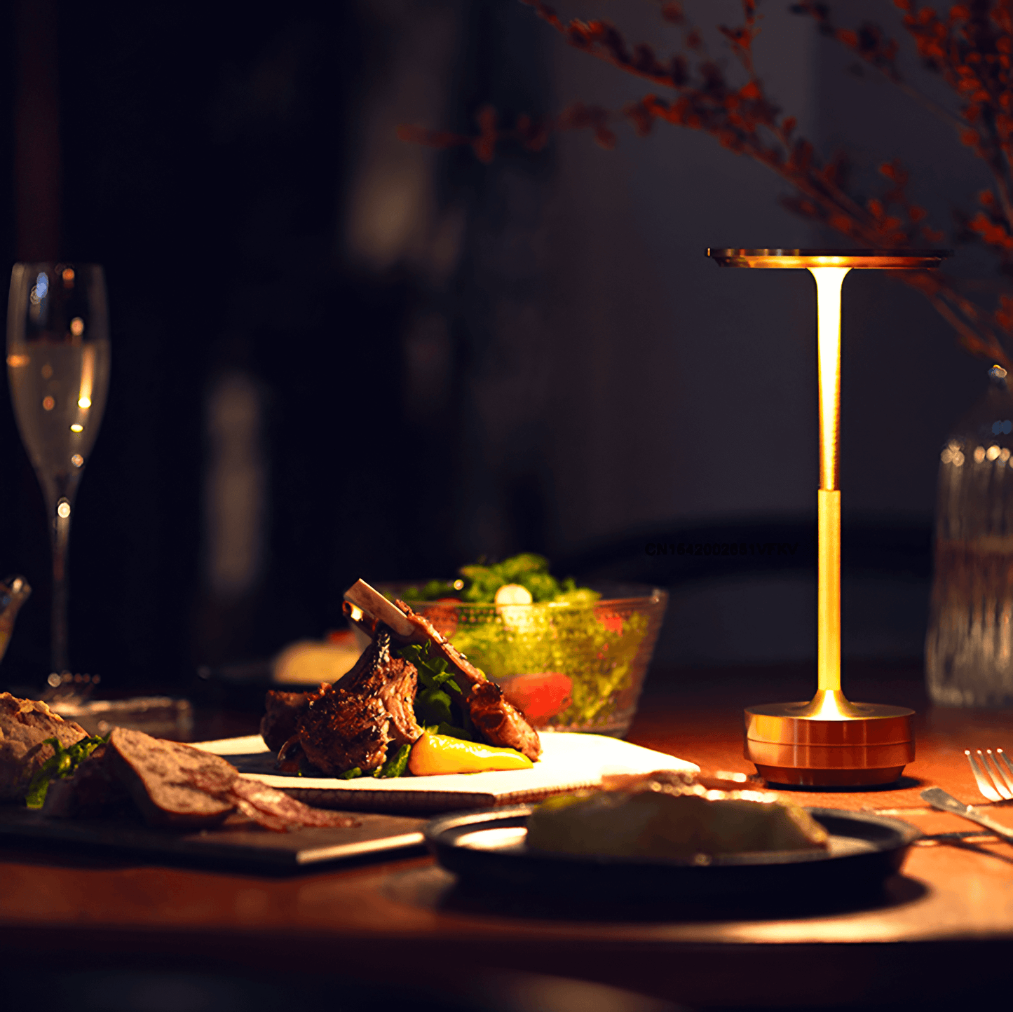 LumiAura – Draadloze LED-sfeerlamp met verfijnd design