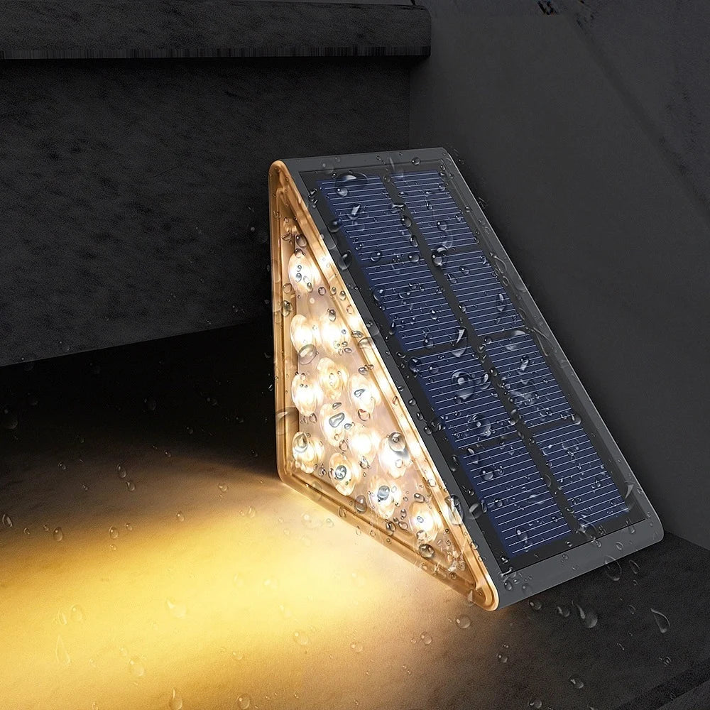 StairGlow – Kabellose Solar Trappenverlichting met Automatische Aan/Uit