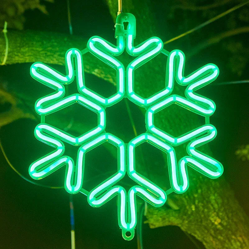 FrostGlow – LED Schneeflockenlicht voor Kerstmis