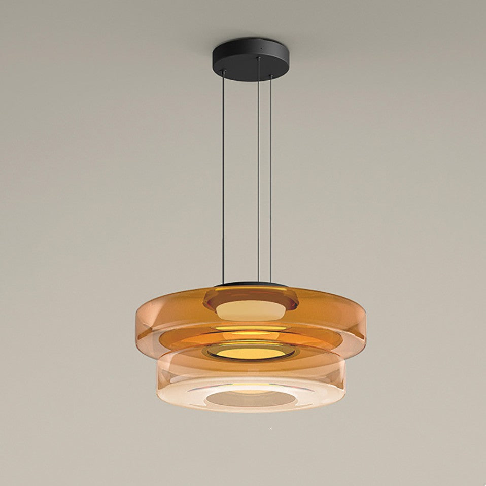 Moderne Glas Pendelleuchte