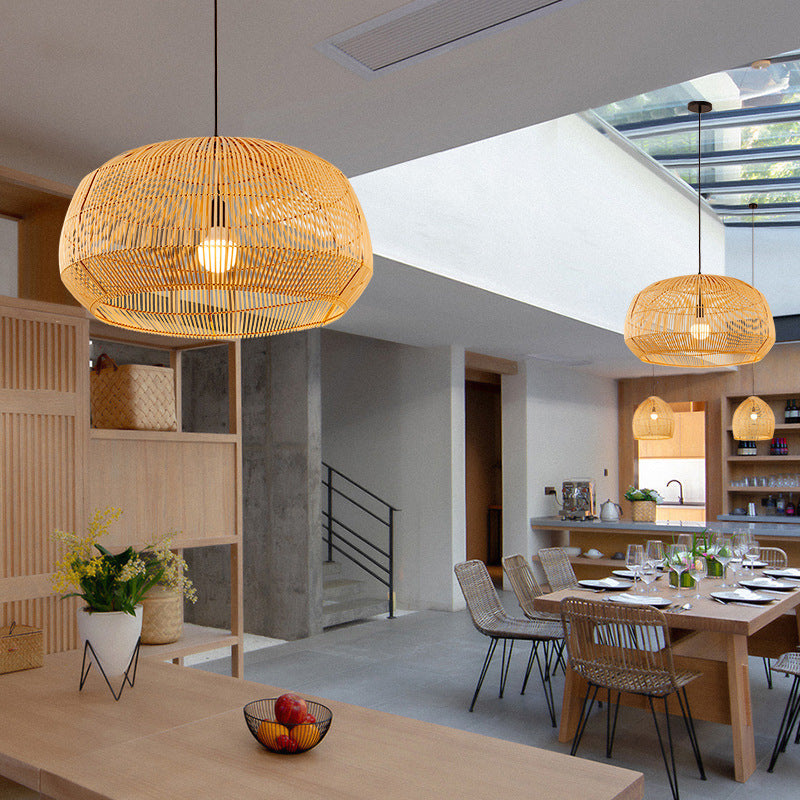 Sienna Hanglamp – Handgemaakt Rattan, Natuurlijke Look, Tijdloos Design