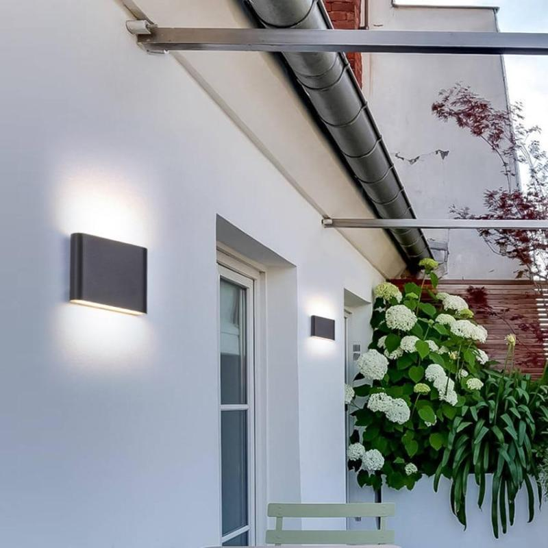 NovaBeam – Moderne LED Waterdichte Wandlamp voor Buiten (Omlopend Licht)