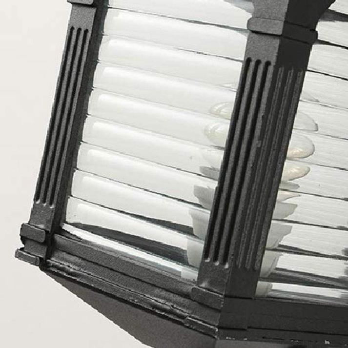 VetroLux – Klassieke Buitenwandlamp van Antiek Glas