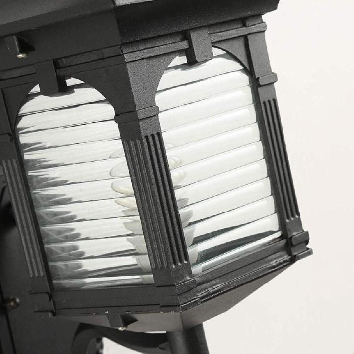 VetroLux – Klassieke Buitenwandlamp van Antiek Glas