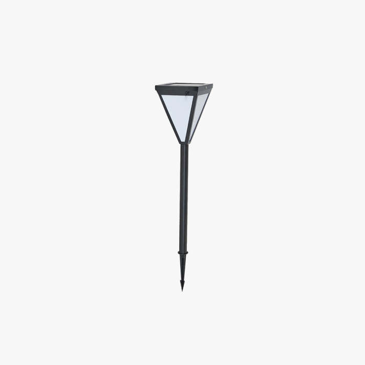 VernoLux – Moderne LED Buitenlamp van Metaal en Acryl in Stijlvol Zwart