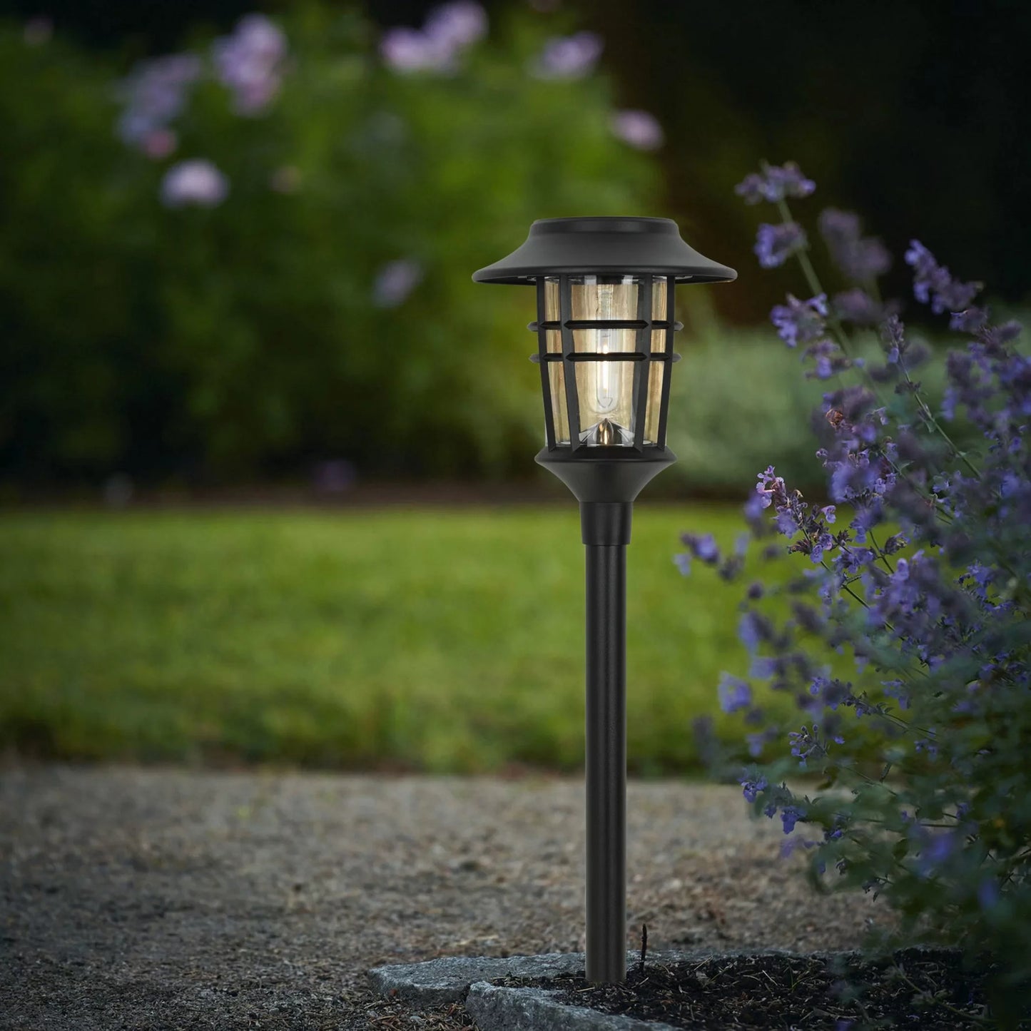 Flamora – Set van 6 Solar Tuinfakkels met Vlamlichteffect