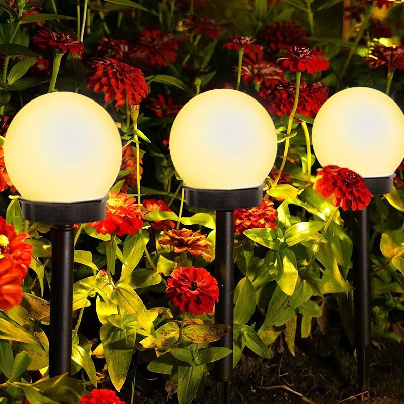 Nuvella – Set van Solar Tuinlampen met Extra Gratis Lamp
