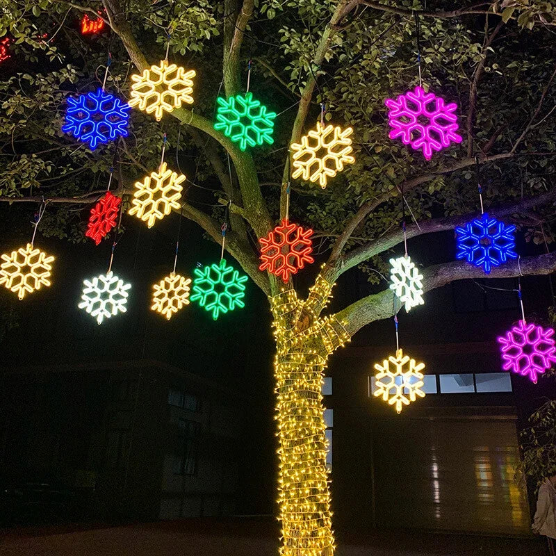 FrostGlow – LED Schneeflockenlicht voor Kerstmis
