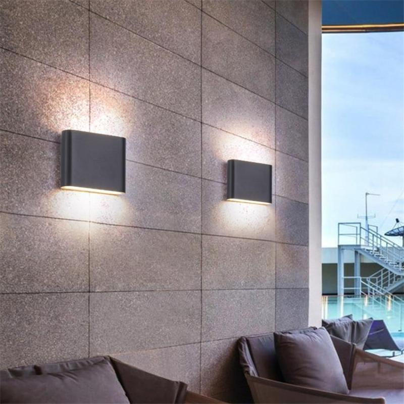 NovaBeam – Moderne LED Waterdichte Wandlamp voor Buiten (Omlopend Licht)