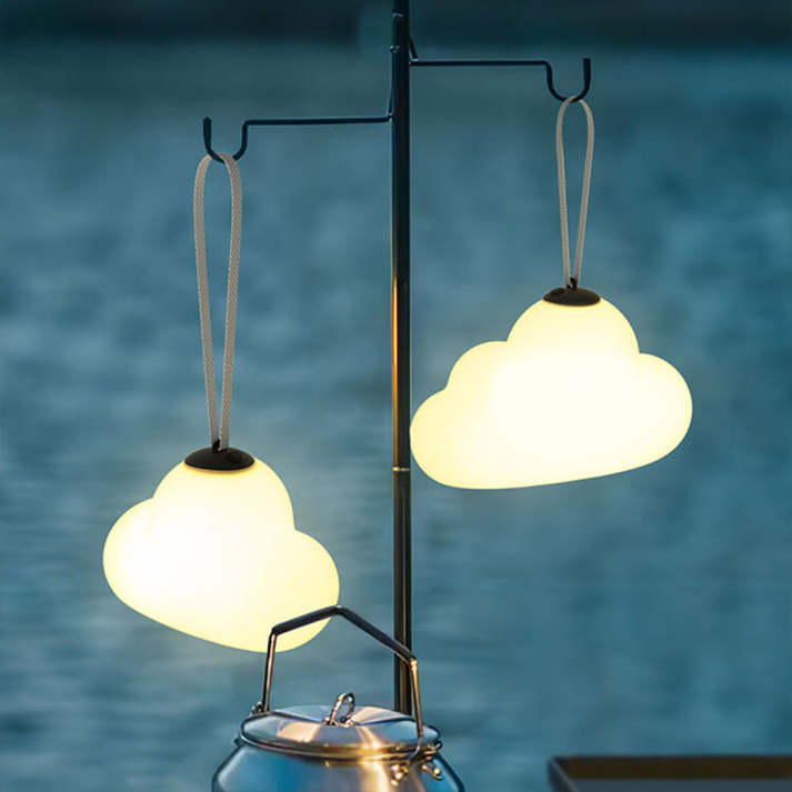 Nebula – Design LED Hanglamp in Wolkvorm met Melkwit Metaal en Acryl