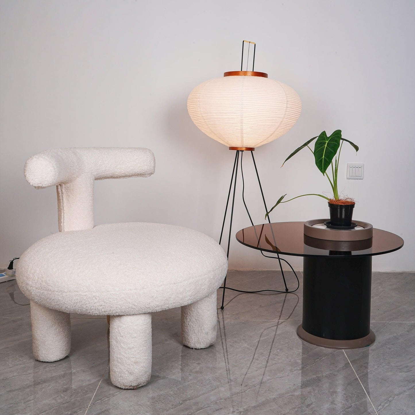 Lumiori – Staande lamp van rijstpapier in Zen-geïnspireerd design