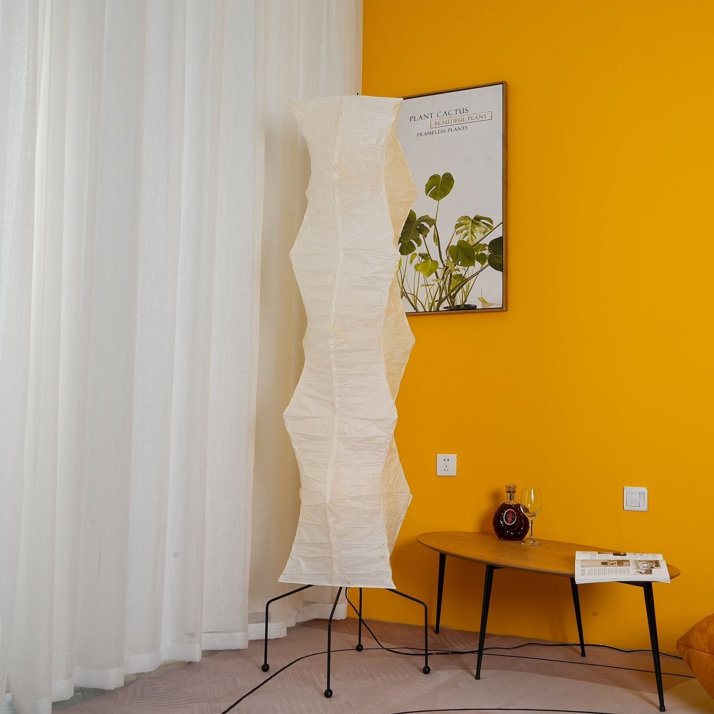 Lumiori – Staande lamp van rijstpapier in Zen-geïnspireerd design
