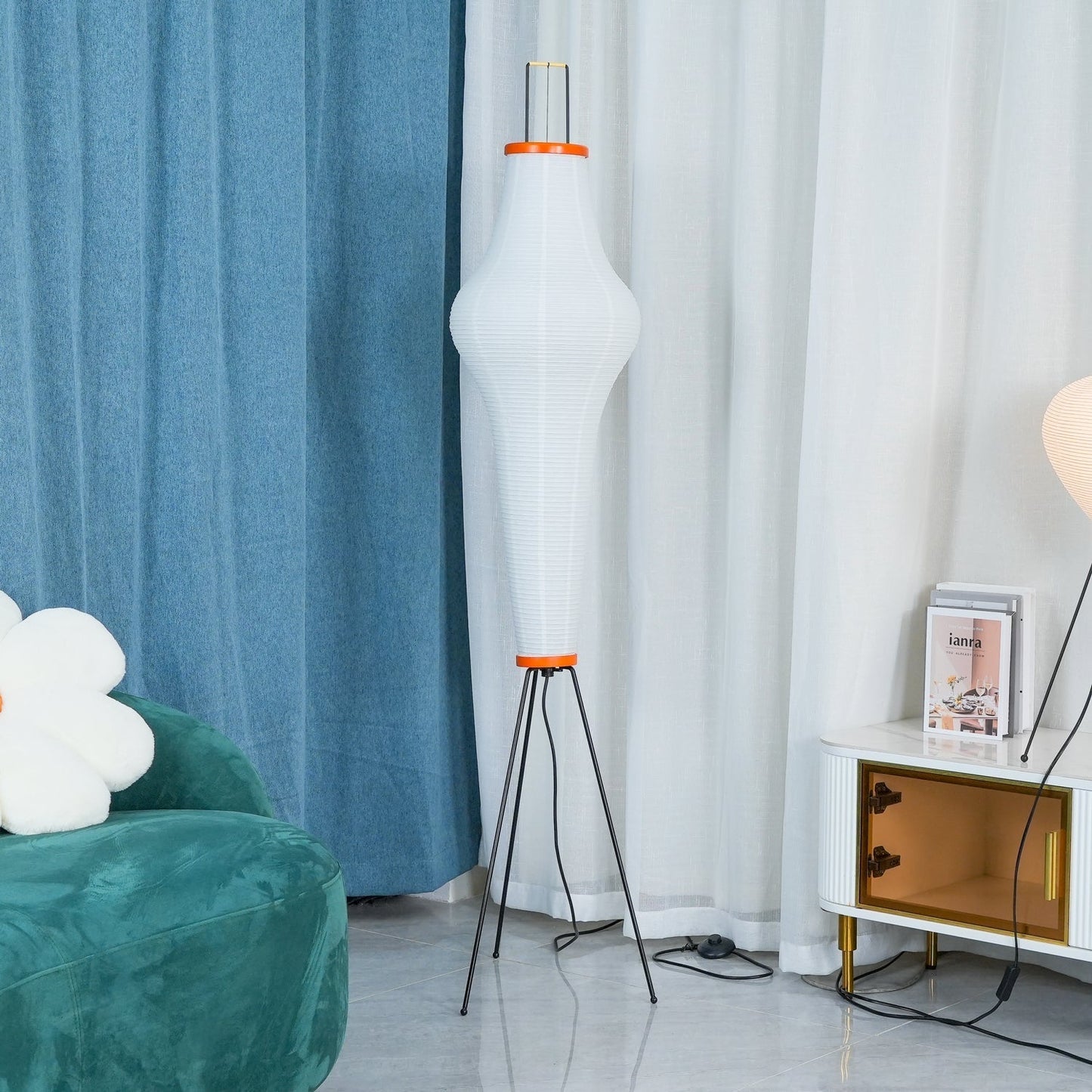 Lumiori – Staande lamp van rijstpapier in Zen-geïnspireerd design