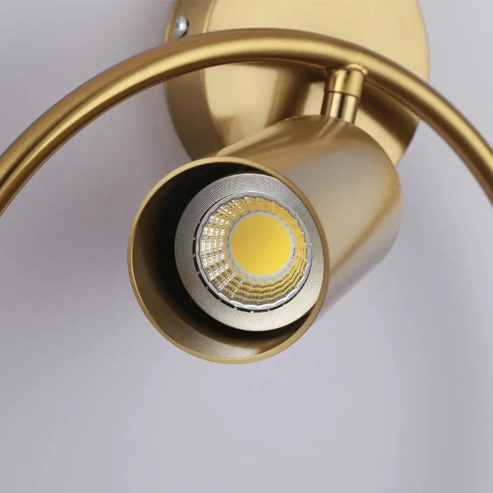 Lucerio - Moderne wandlamp van ijzer en glas
