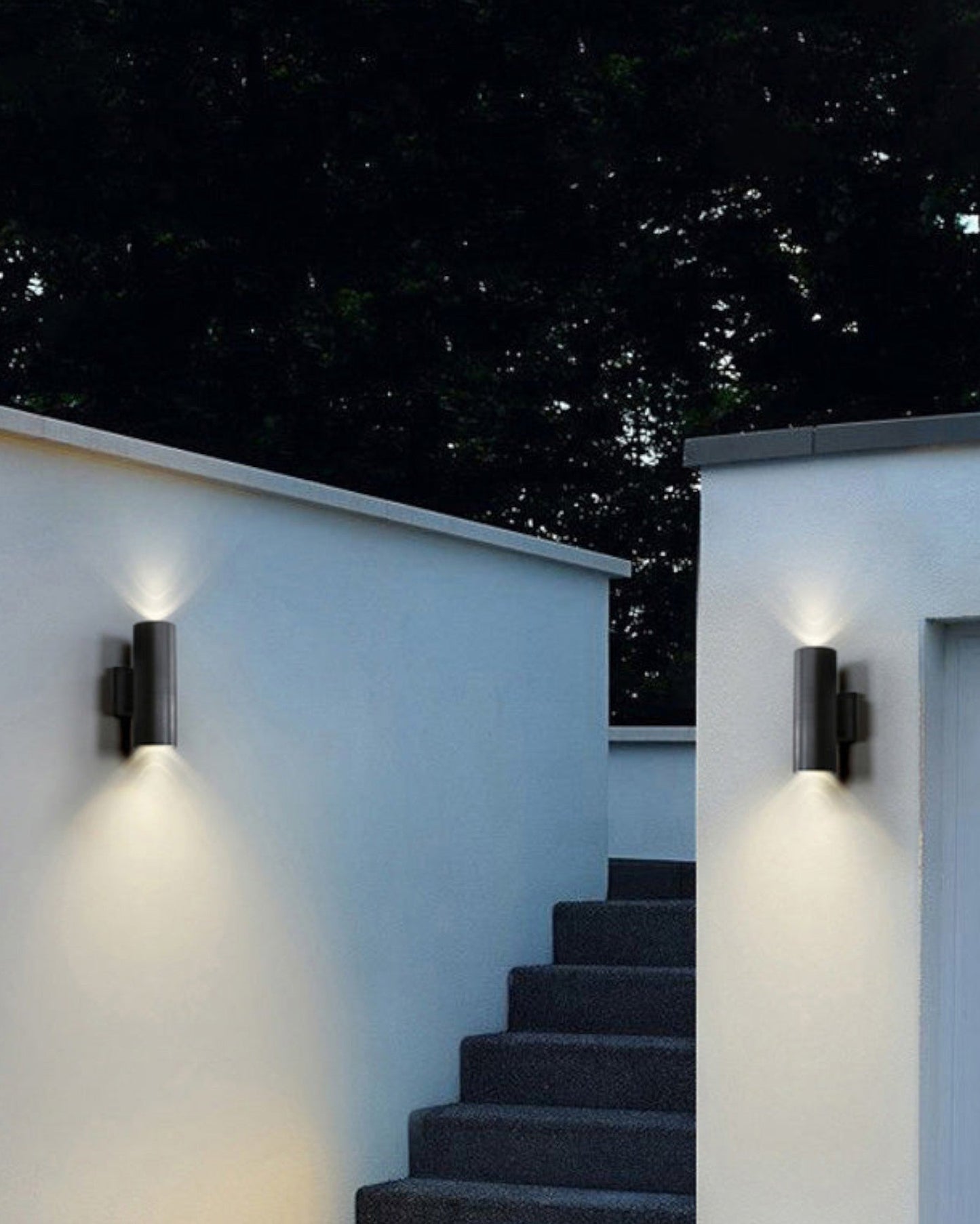 Noctis – LED Lamp van Zwart Metaal en Glas