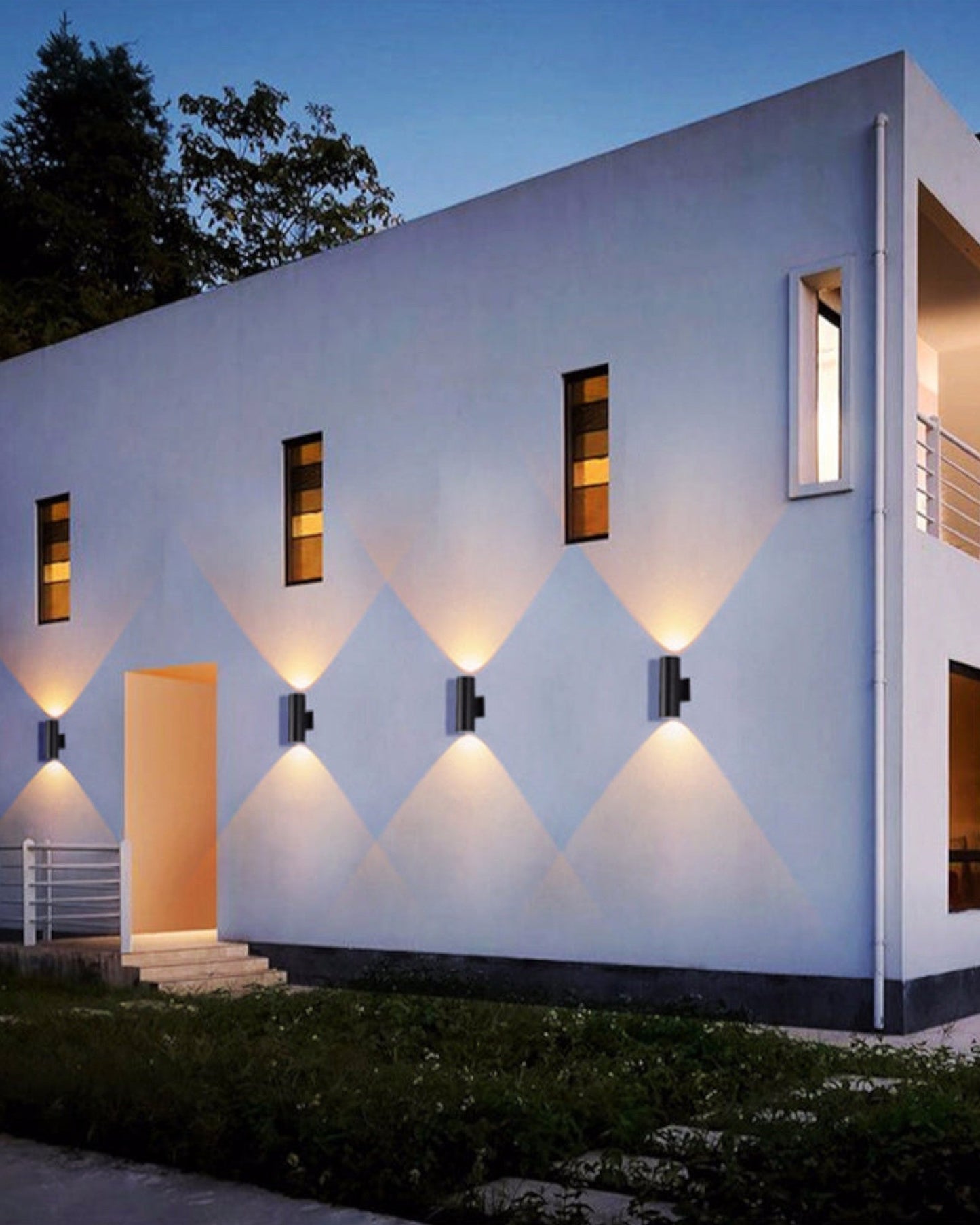 Noctis – LED Lamp van Zwart Metaal en Glas