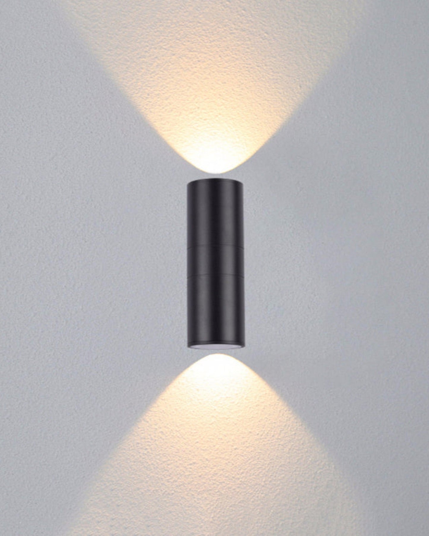 Noctis – LED Lamp van Zwart Metaal en Glas