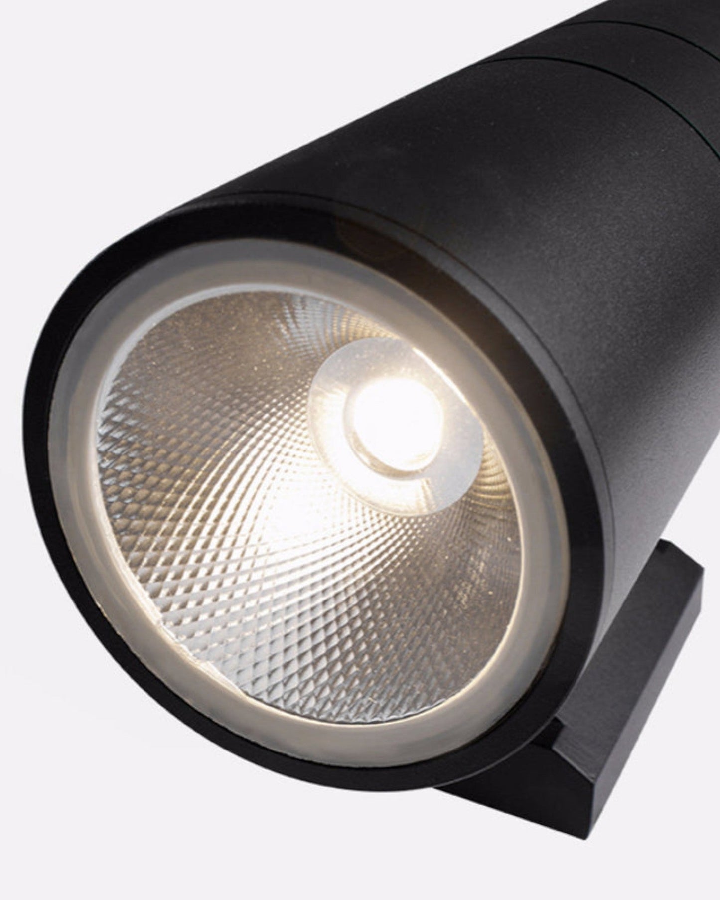 Noctis – LED Lamp van Zwart Metaal en Glas
