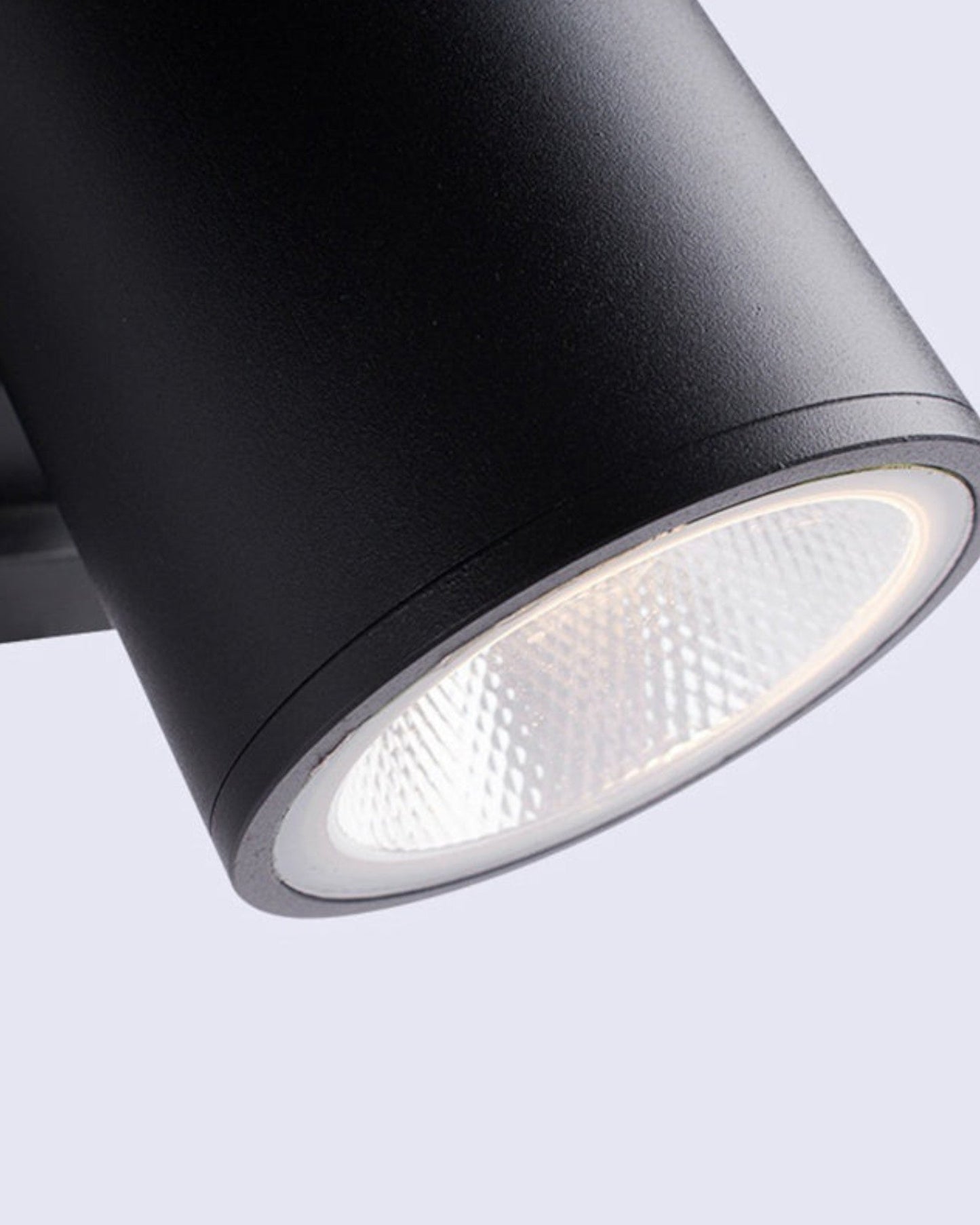 Noctis – LED Lamp van Zwart Metaal en Glas
