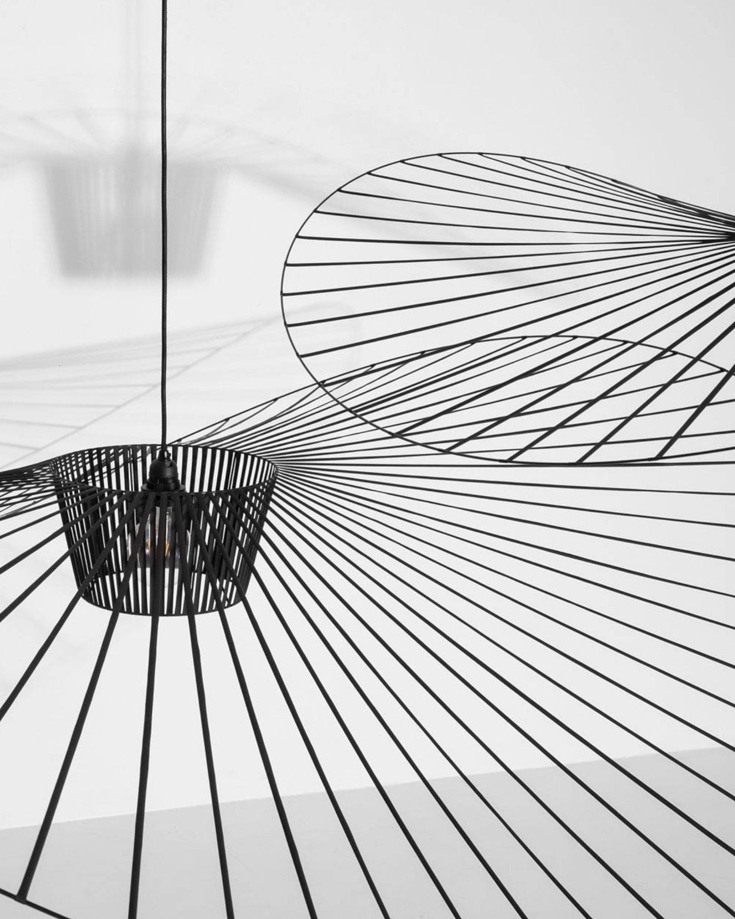 Vertigo - Moderne LED hanglamp met stoffen kap