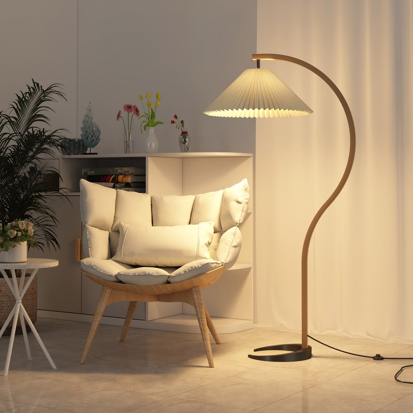 Caprella – Scandinavische booglamp in retro design