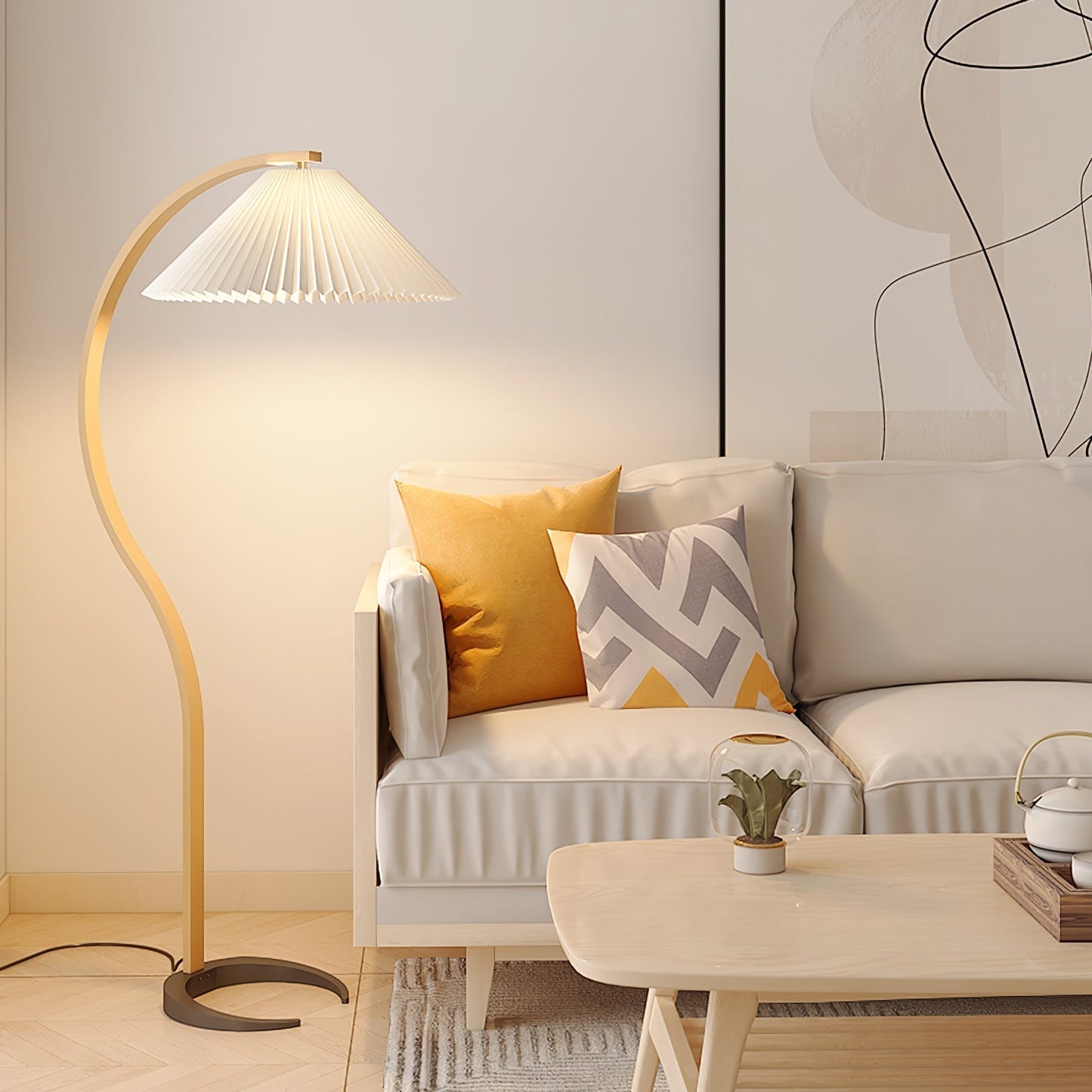 Caprella – Scandinavische booglamp in retro design