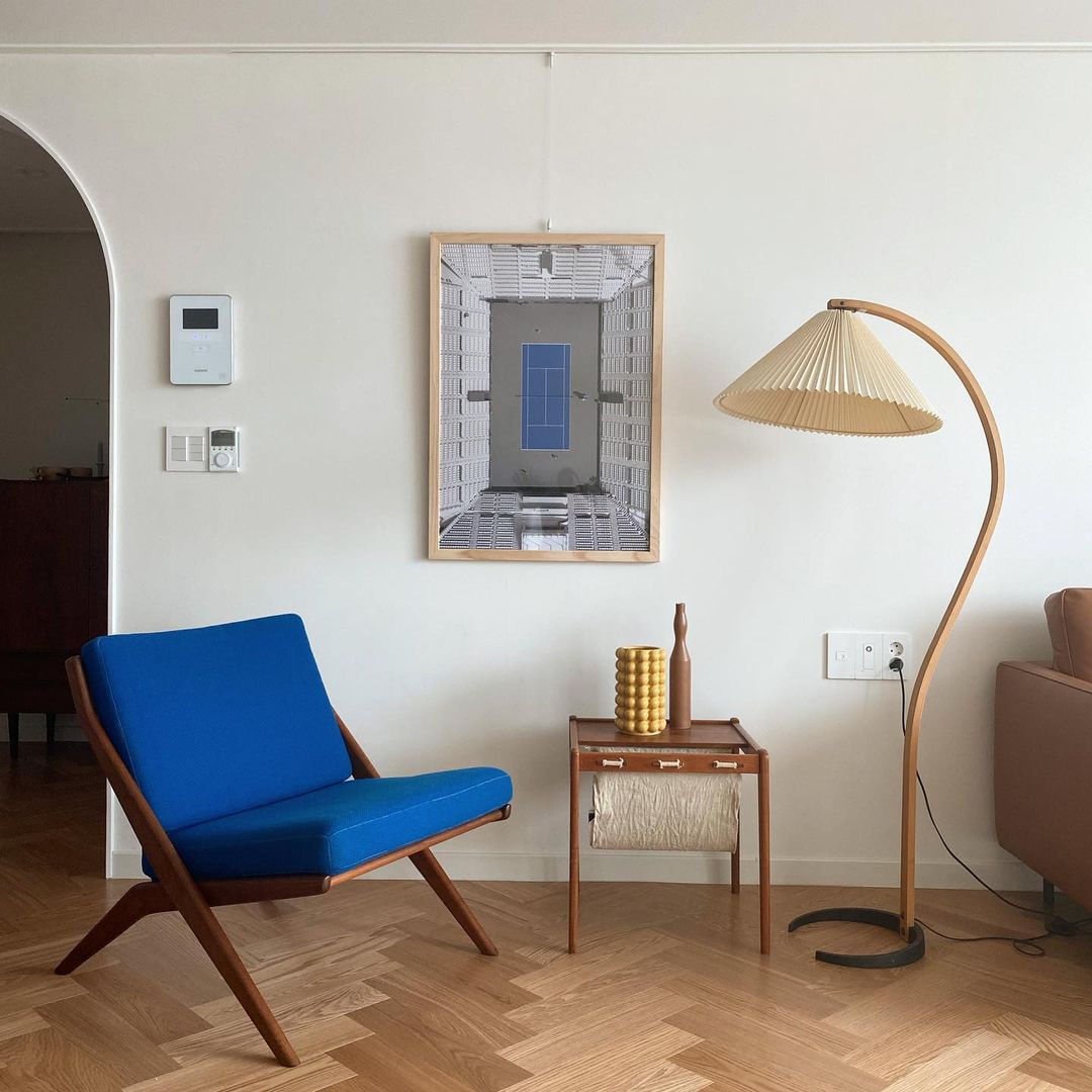 Caprella – Scandinavische booglamp in retro design