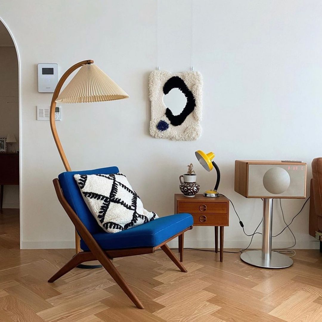 Caprella – Scandinavische booglamp in retro design