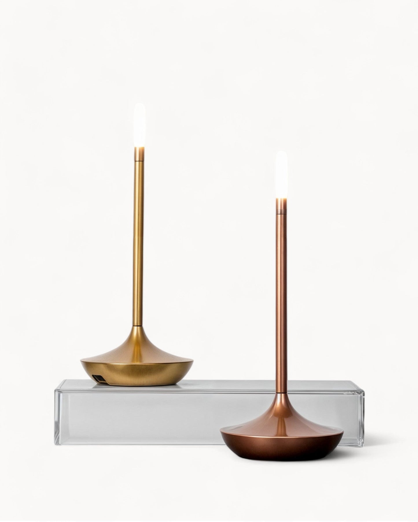 Liora - Draadloze LED Tafellamp met Touchbediening en Warm Kaarslicht