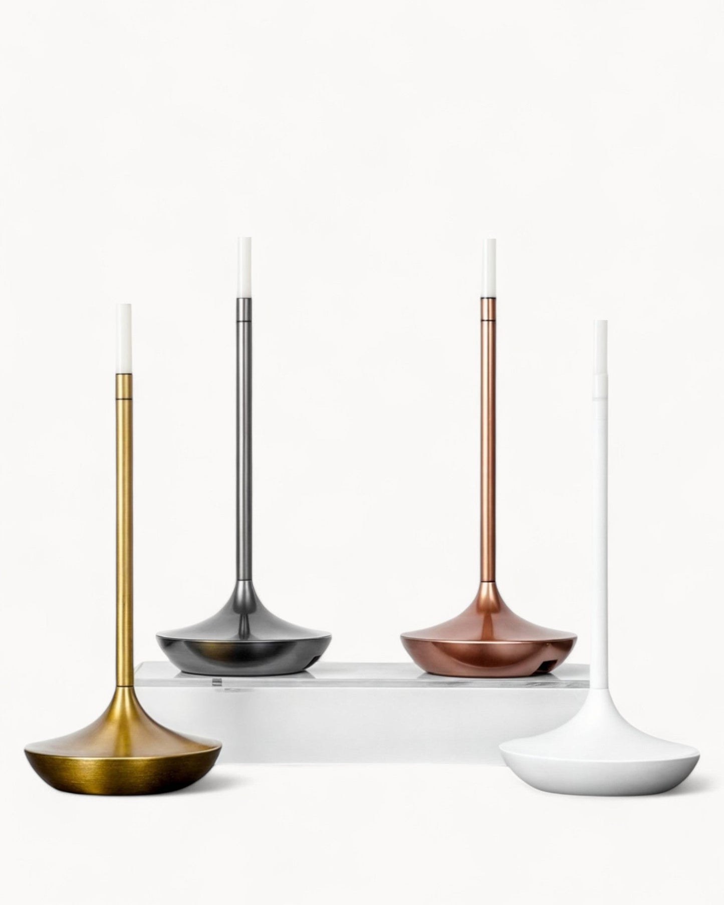 Liora - Draadloze LED Tafellamp met Touchbediening en Warm Kaarslicht