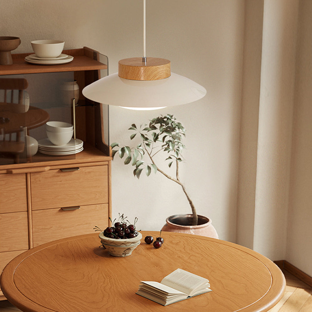 Sienna Hanglamp – Crème, Modern Design, Ø30 cm, LED