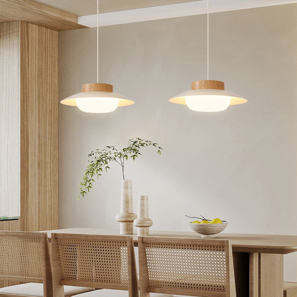 Sienna Hanglamp – Crème, Modern Design, Ø30 cm, LED