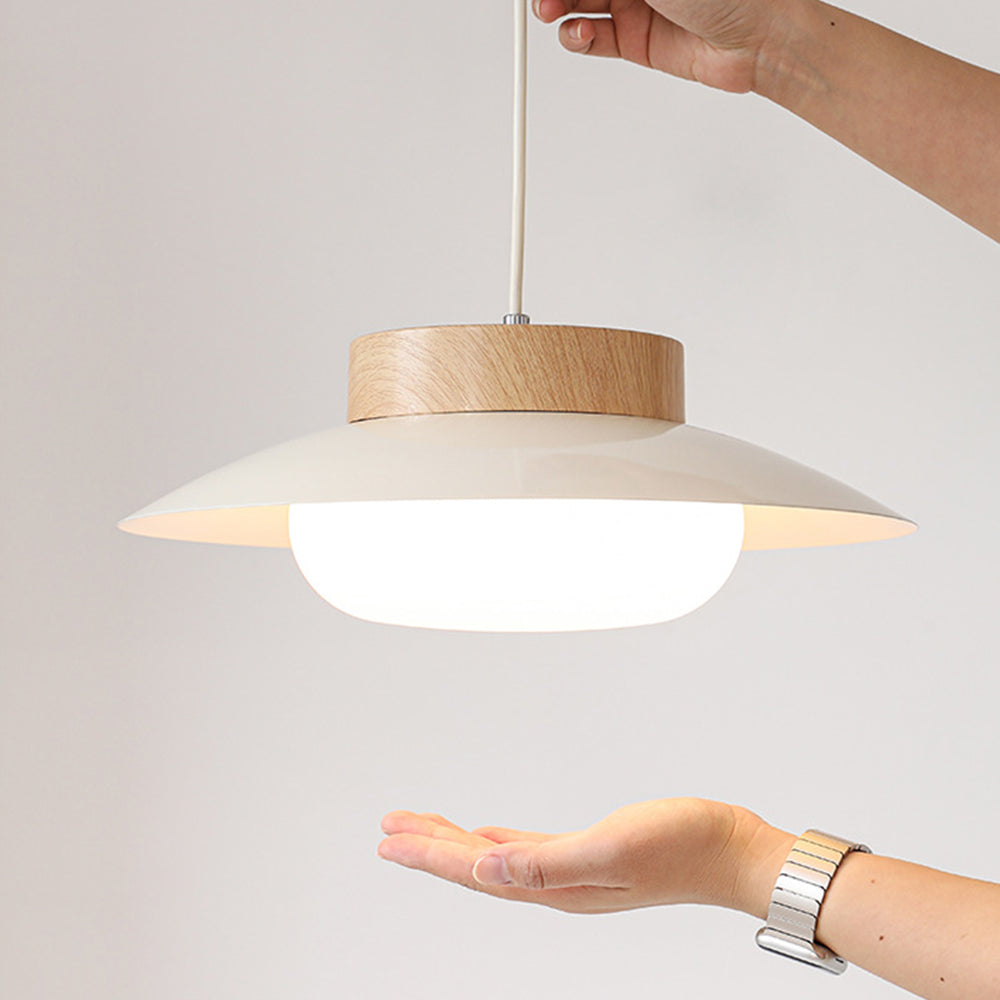 Sienna Hanglamp – Crème, Modern Design, Ø30 cm, LED