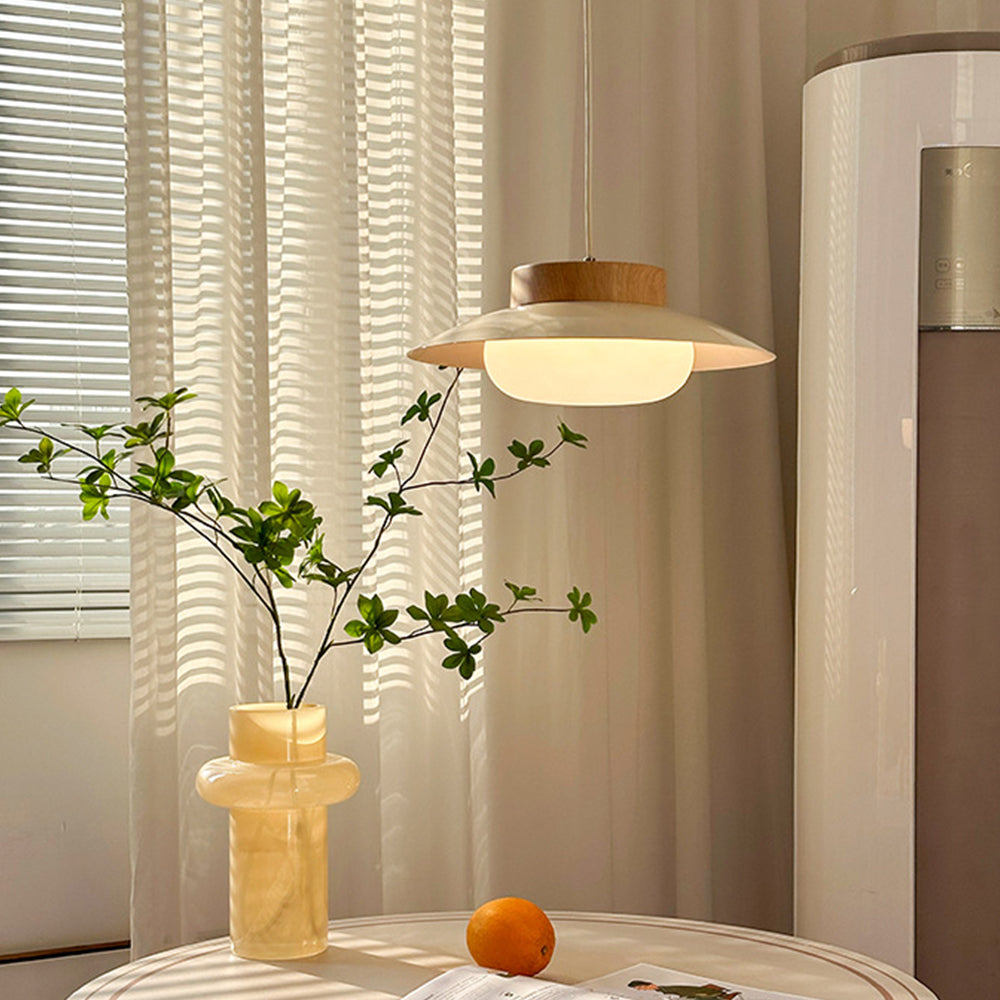 Sienna Hanglamp – Crème, Modern Design, Ø30 cm, LED