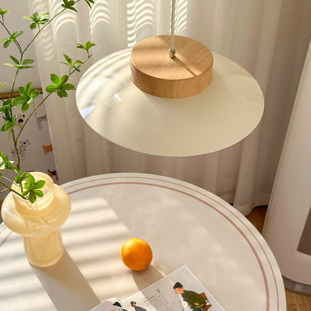 Sienna Hanglamp – Crème, Modern Design, Ø30 cm, LED
