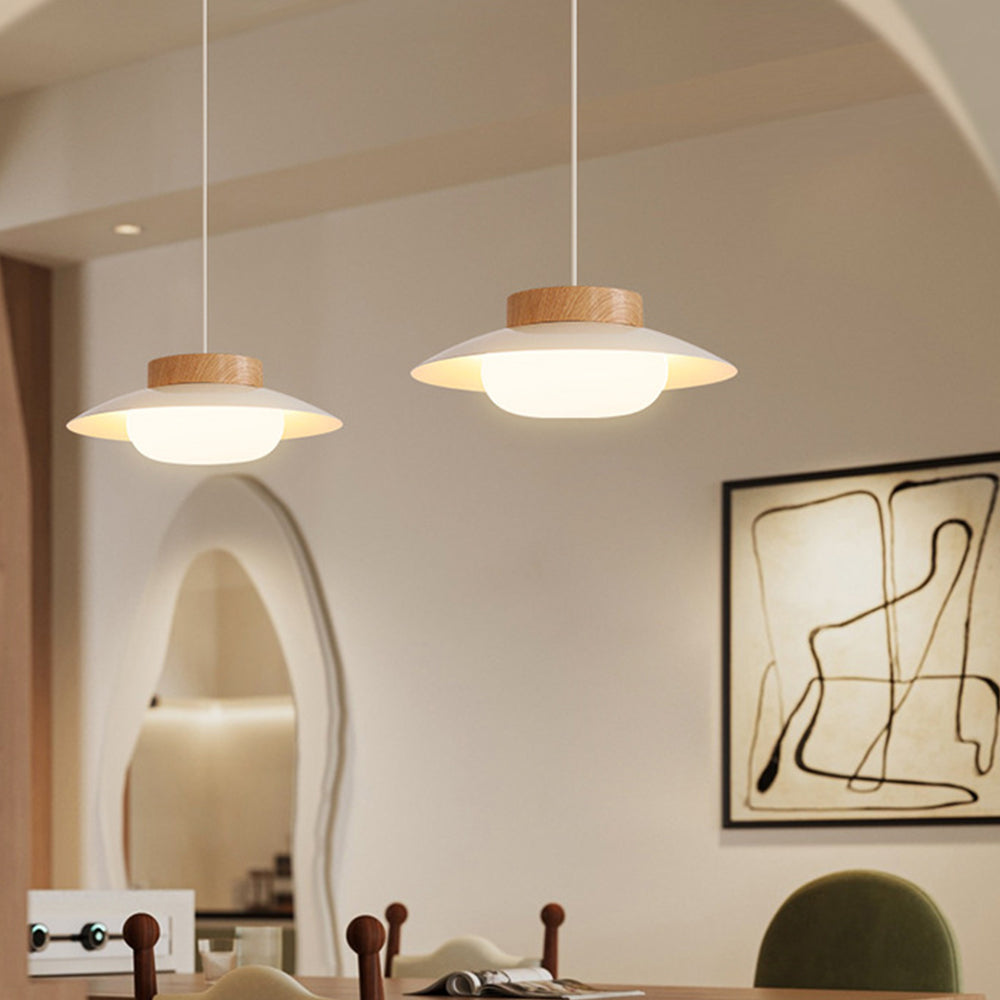 Sienna Hanglamp – Crème, Modern Design, Ø30 cm, LED