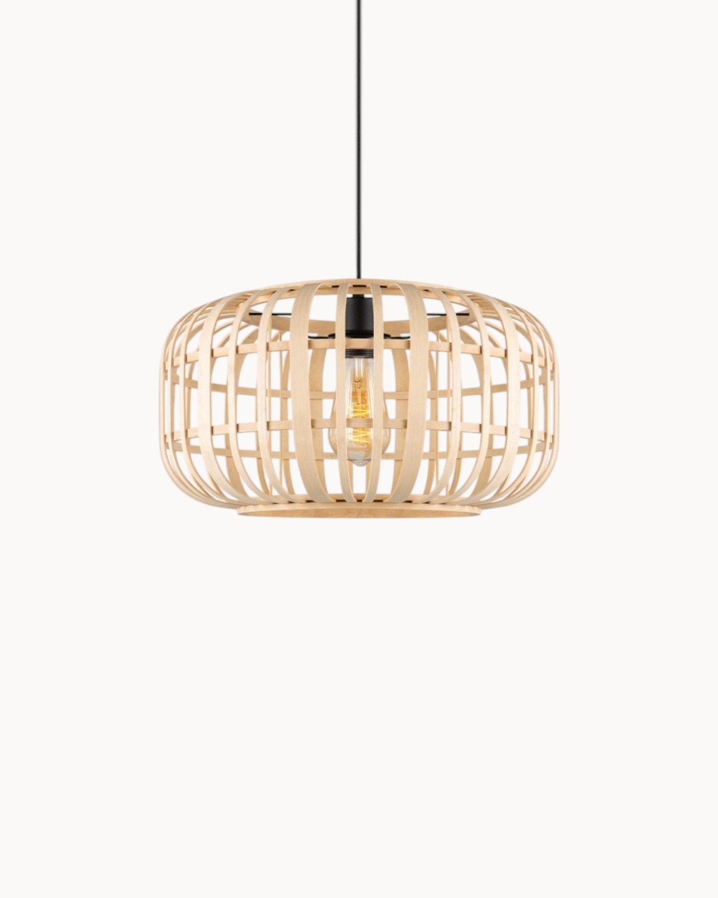 Nomad Boho Hanglamp – Bamboe, 40x126 cm