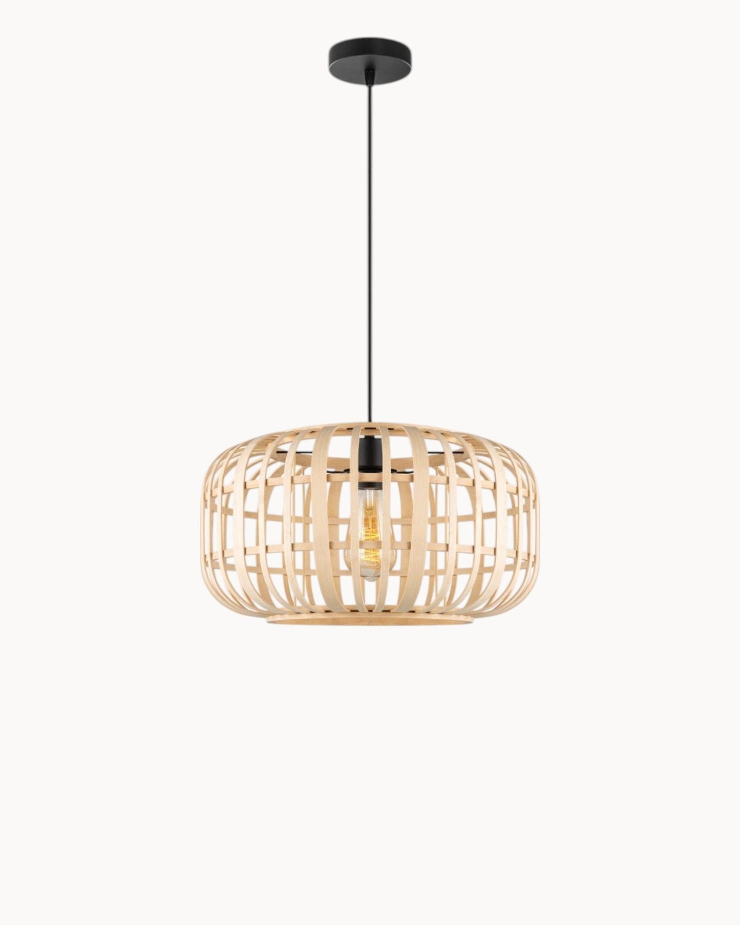Nomad Boho Hanglamp – Bamboe, 40x126 cm