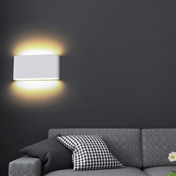NovaBeam – Moderne LED Waterdichte Wandlamp voor Buiten (Omlopend Licht)