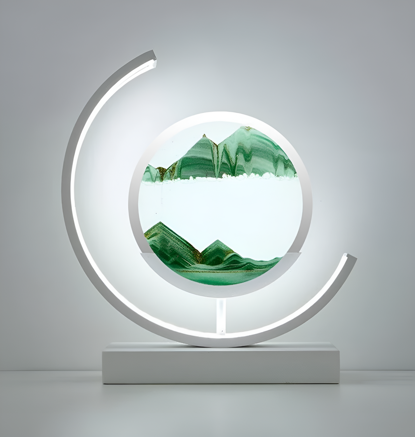 FlowSand – Vloeibare Zand LED Lamp met 3D Zandbeweging