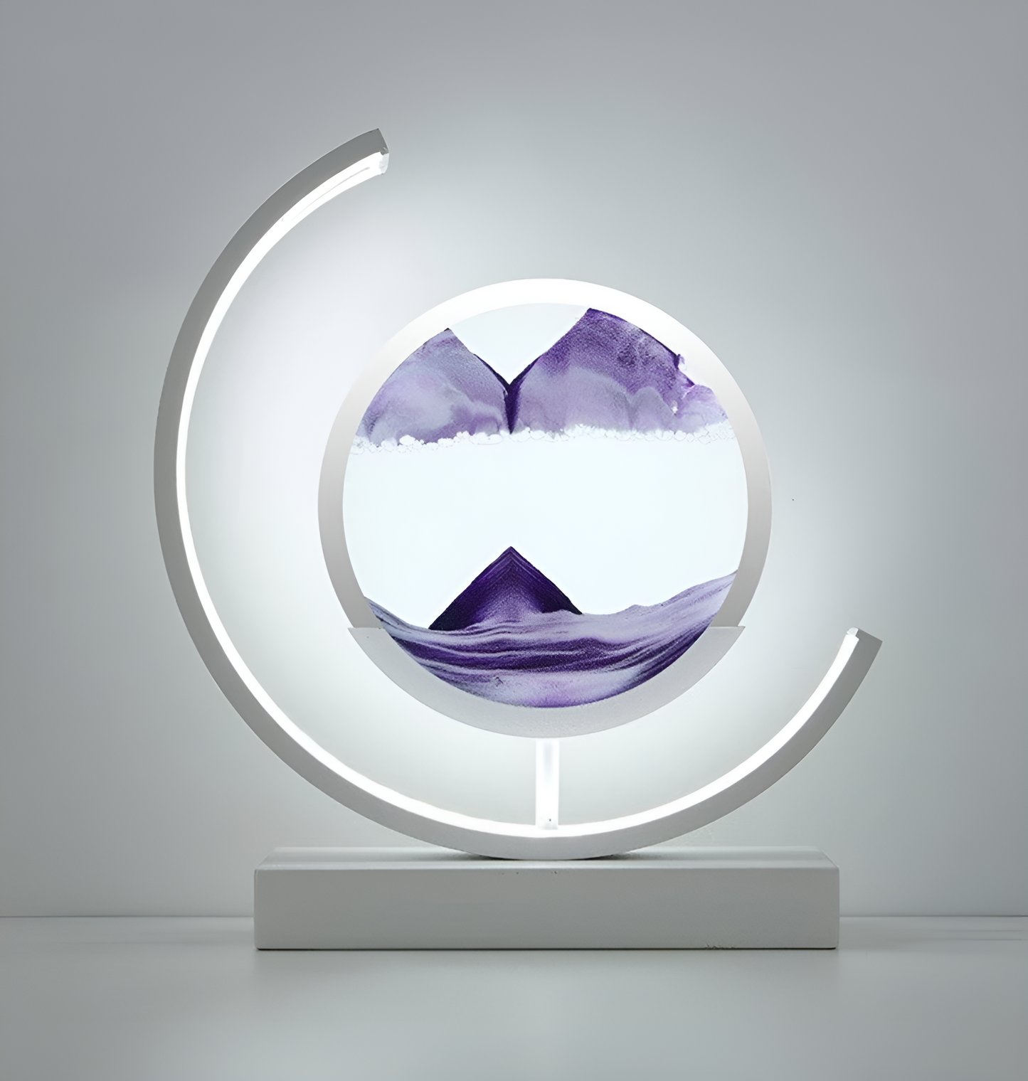 FlowSand – Vloeibare Zand LED Lamp met 3D Zandbeweging