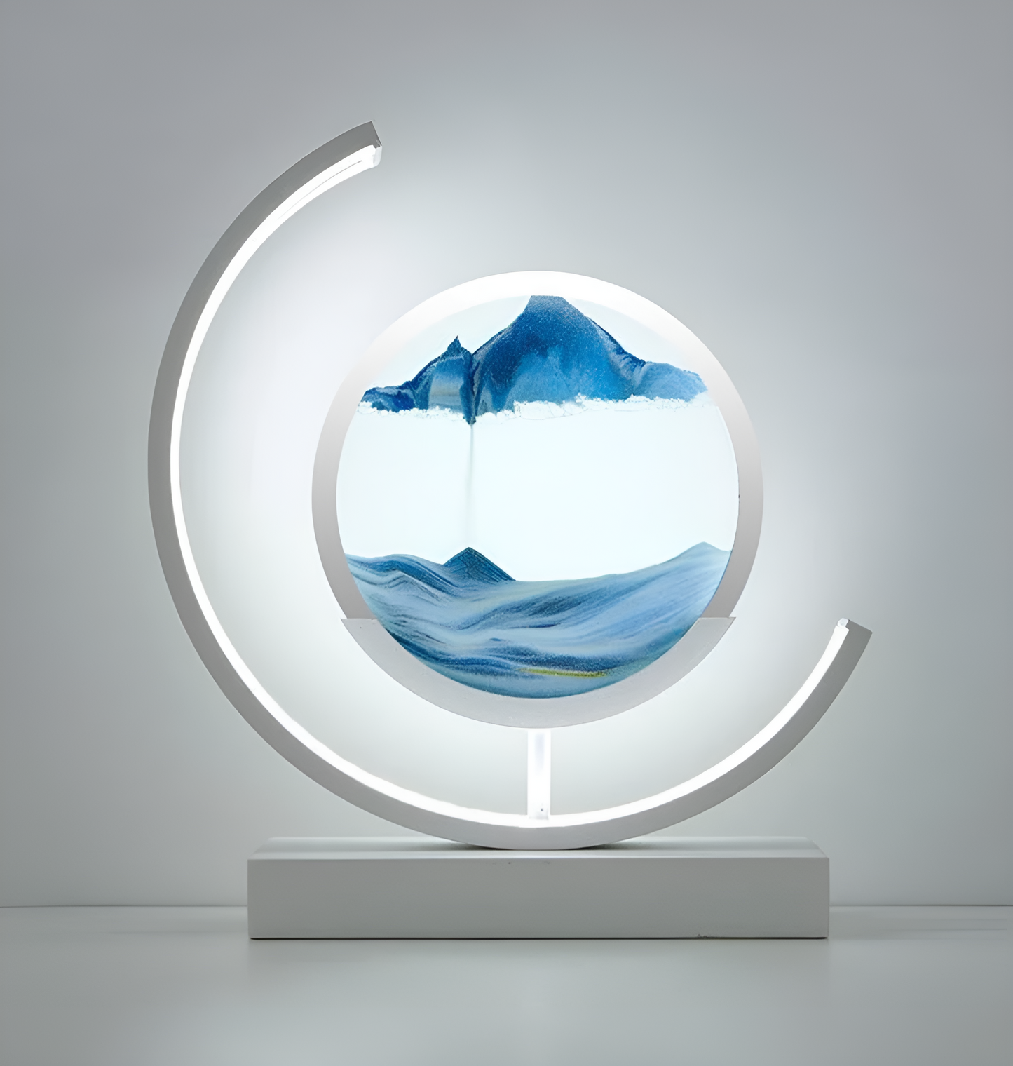 FlowSand – Vloeibare Zand LED Lamp met 3D Zandbeweging