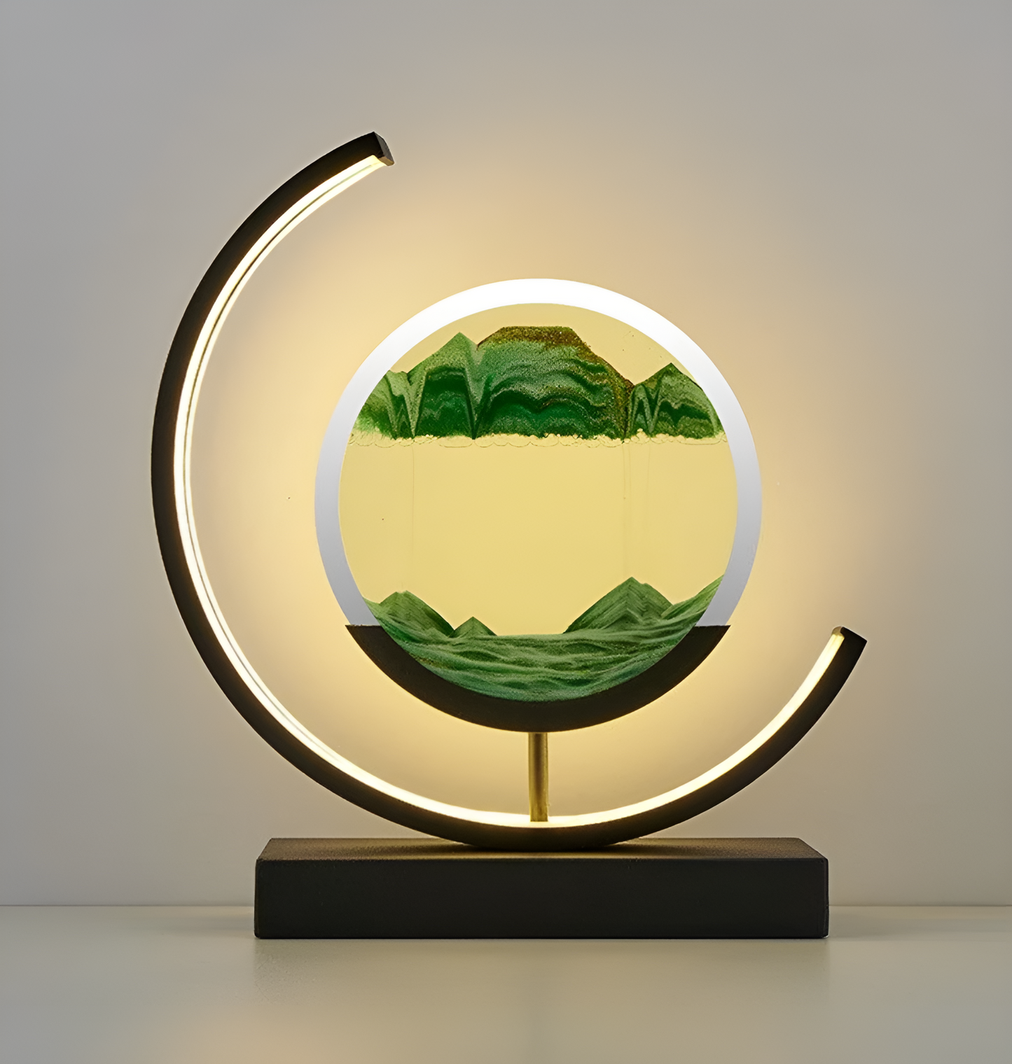 FlowSand – Vloeibare Zand LED Lamp met 3D Zandbeweging