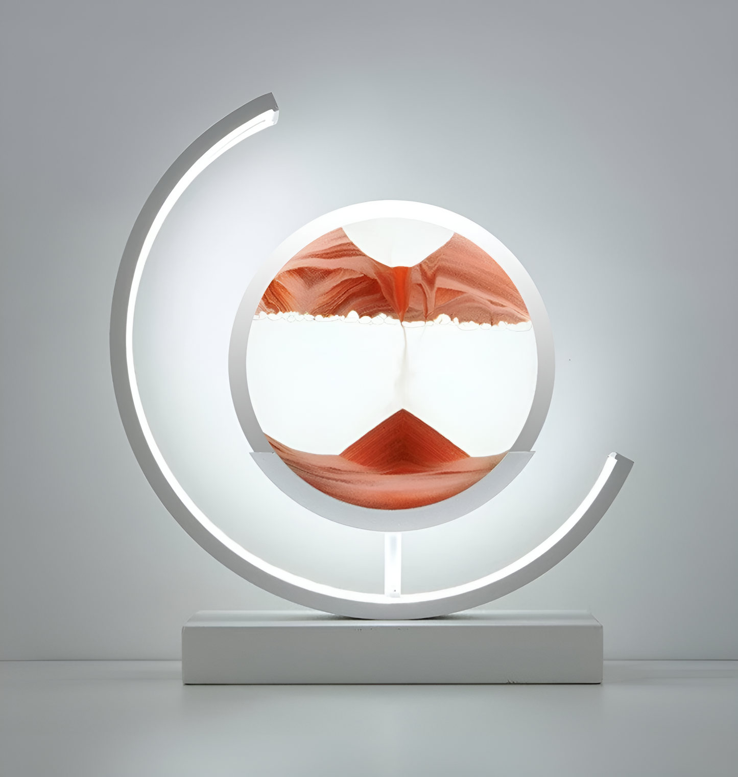 FlowSand – Vloeibare Zand LED Lamp met 3D Zandbeweging